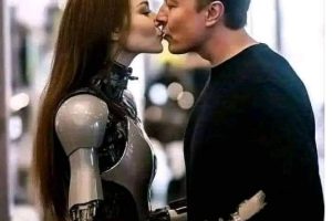 Elon musk kissing a robot wife … – (Mindset Media News!)